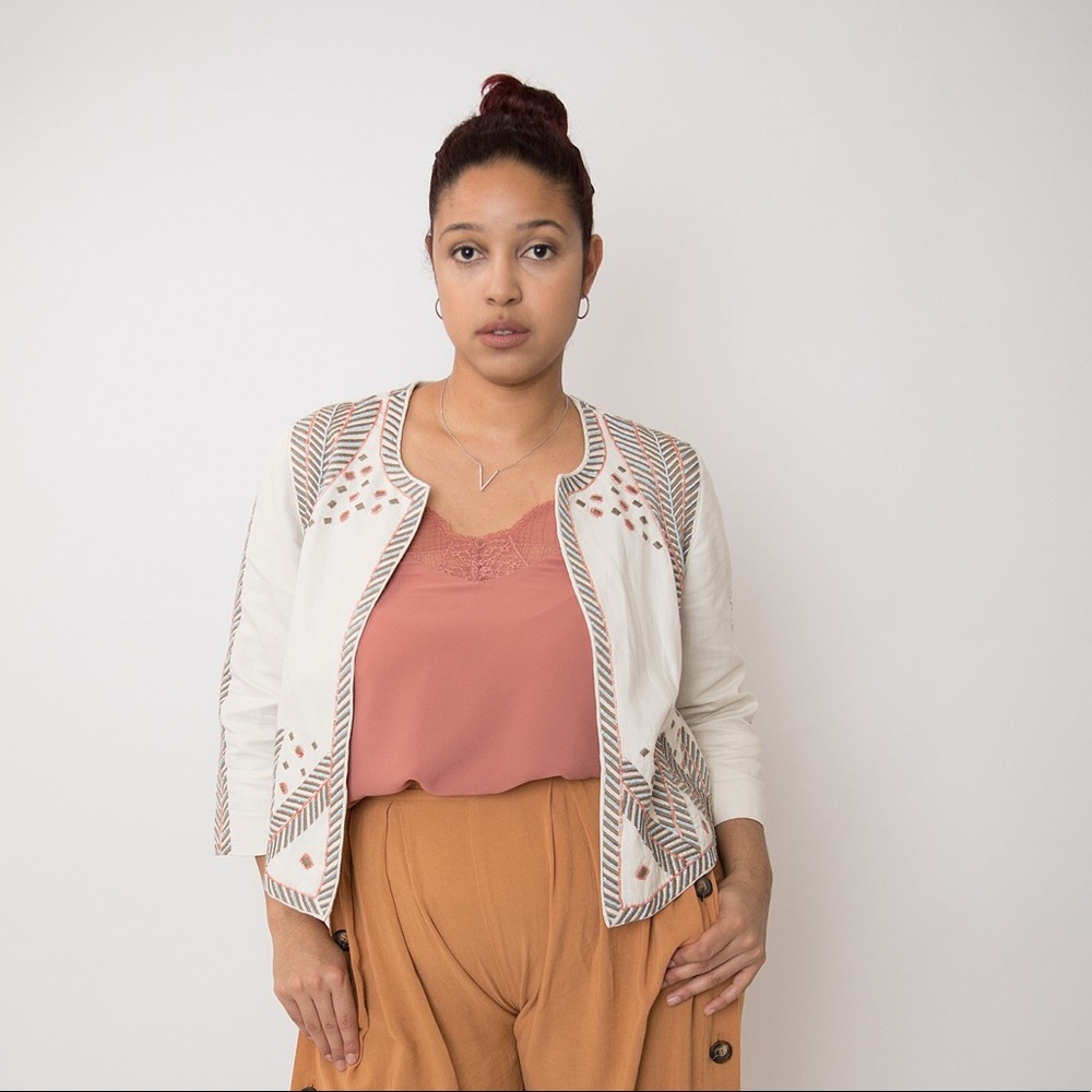Open front blazer